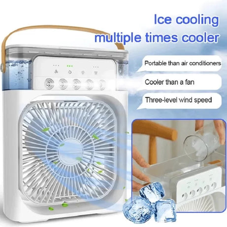 Large USB Fan With Mist Water Cooler for Office Kitchen and Home