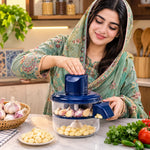 Electric Garlic Peeler & Vegetable Chopper – 1.5L One-Touch Kitchen Tool