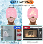 Headache Relief Hat For Migraine Relief, Tension, One Size Fits All Headache Cap With Reusable Ice Gel Pack