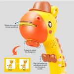 Giraffe Small Size Art Drawing Board Leds Projector Light Toy Children Kids Painting Table Small Desk (with Box Packing)(random Color)